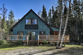 Lake Placid Chalet Deck and Forest Views!